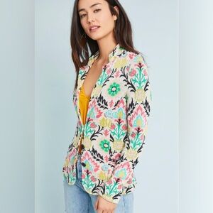 Anthropologie NWT | Aldomartins Floral Intarsia Jacket | XS